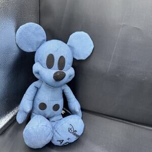 Disney Mickey Mouse x AE American Eagle Special Edition Plush Doll Denim Blue. 1